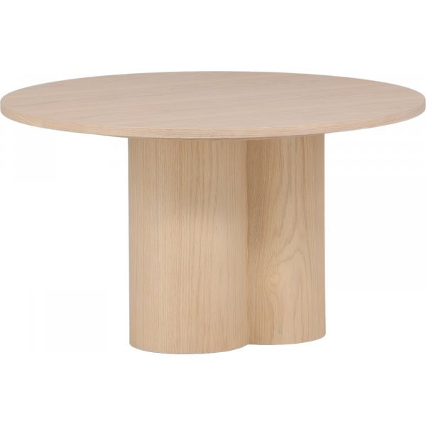 Table basse Ø80 cm blanchie à la chaux - Olivia Table basse Ø80 cm blanchie à la chaux - Olivia
