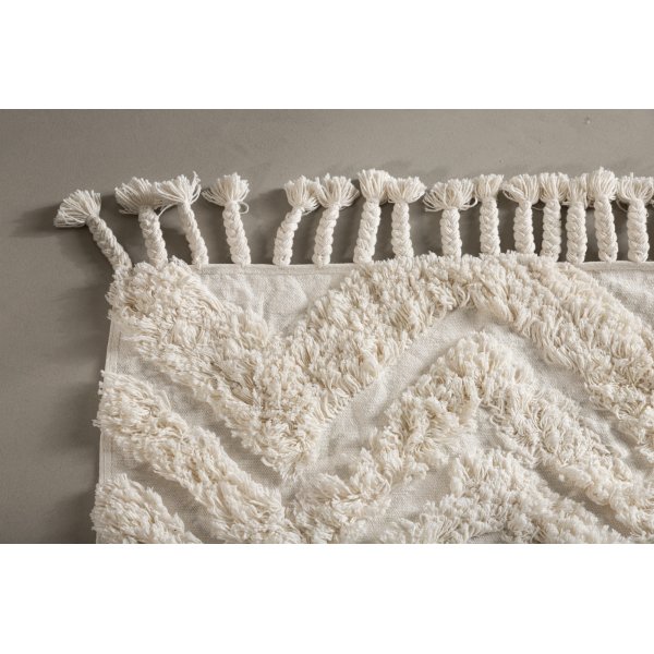 Tapis en coton Kleva - Blanc Tapis en coton Kleva - Blanc