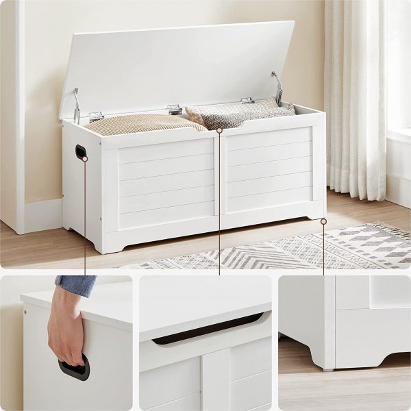 Coffre de rangement Todd - Blanc