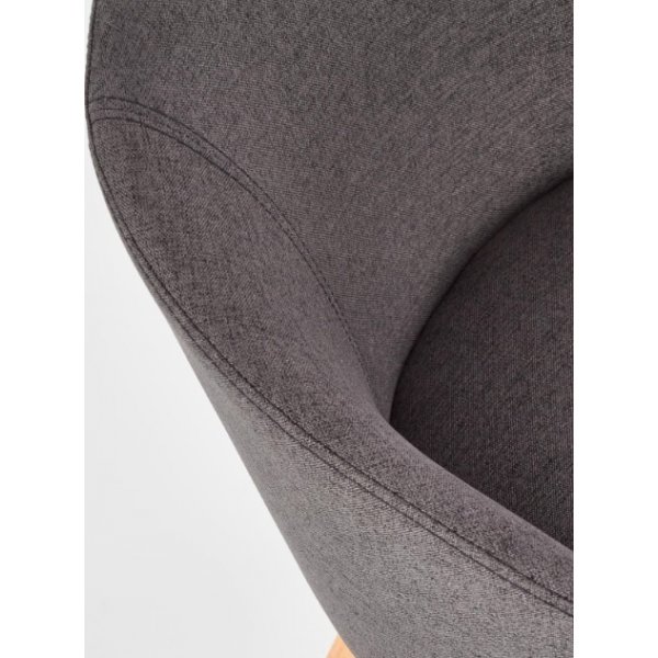 Vester matstol - Mörkgrå (Tyg) / Trä Vester matstol - Mörkgrå (Tyg) / Trä