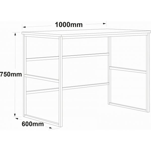 Voyage skrivbord 100x60 cm - Furu Voyage skrivbord 100x60 cm - Furu