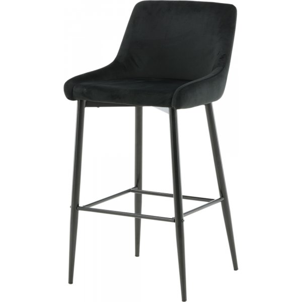 Argon barstol - Svart + Möbeltassar Argon barstol - Svart + Möbeltassar