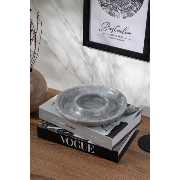 Badrumsbricka i grå marmor från Verona Badrumsbricka i grå marmor från Verona