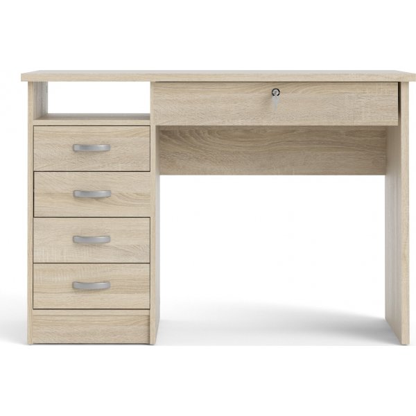 Bureau Function Plus avec 4 tiroirs 109,3 x 48,5 cm - Chêne Bureau Function Plus avec 4 tiroirs 109,3 x 48,5 cm - Chêne