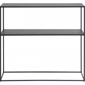 Aman zwart metalen consoletafel 90 cm