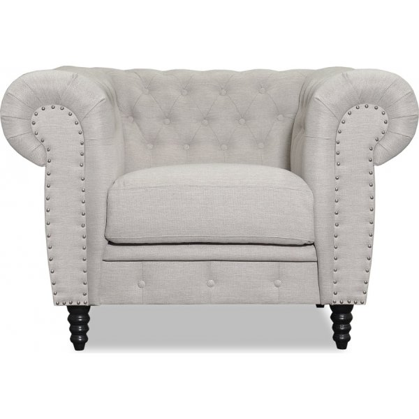 Ashford chesterfield ftlj - Beige Linne + Textilskydd fr mbler