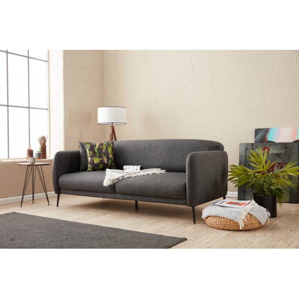 Canap convertible 3 places Vnus - Anthracite