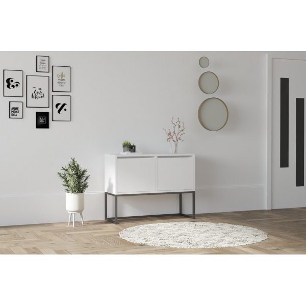 Zermat consoletafel 90 x 34 cm - Wit