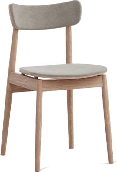 Chaise de salle  manger Nopp - Couleur optionnelle du cadre et du rembourrage