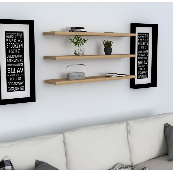 Boss wandplank - Saffier