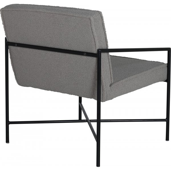Fauteuil Tetra - Teddy gris beige