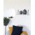 Huis Scandinavische vaas 36 - Blauw