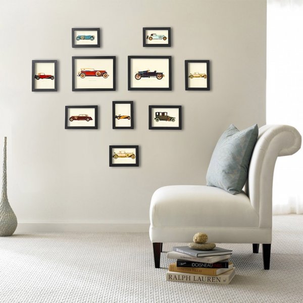 Jasmina fotoram, 10 st - Svart