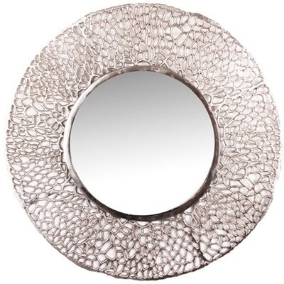 Organic spegel 81 cm - Nickel