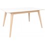 Copenhagen Matbord - Vit/natur - 150/230x95