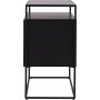 Kingsport avlastningsbord 120 x 45 cm - Svart