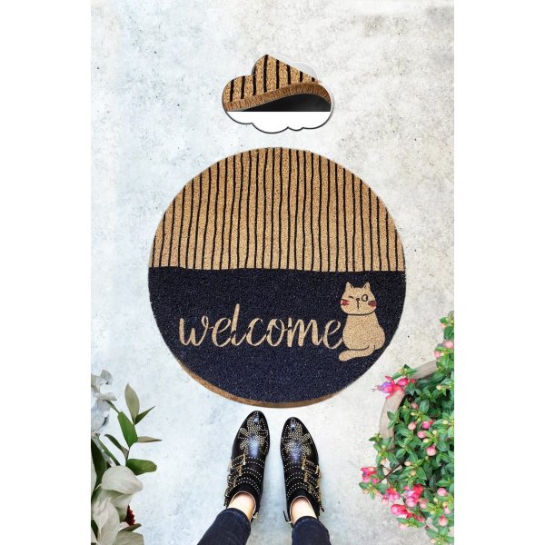 Favor dörrmatta Beige/svart - 50 x 50 cm Favor dörrmatta Beige/svart - 50 x 50 cm