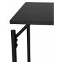 Wayne sidobord kryss 40 x 40 cm - Svartbetsad ek (foliering)