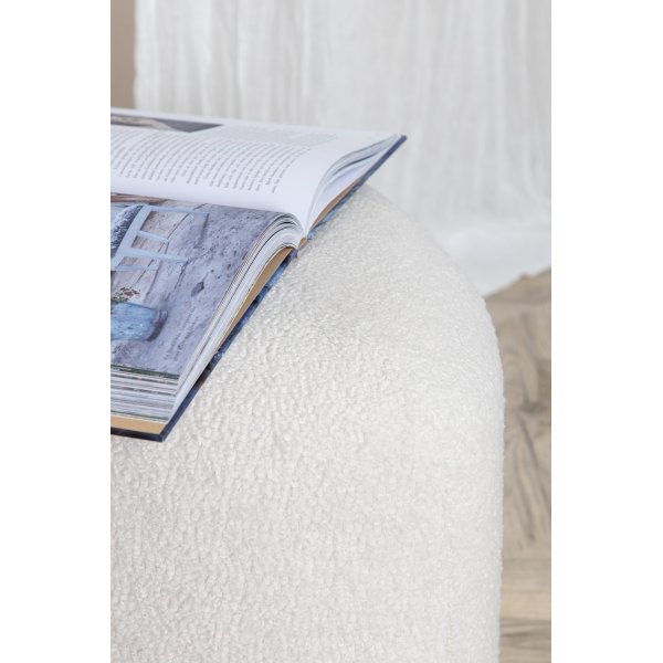 Pouf Tee - Peluche blanc Pouf Tee - Peluche blanc