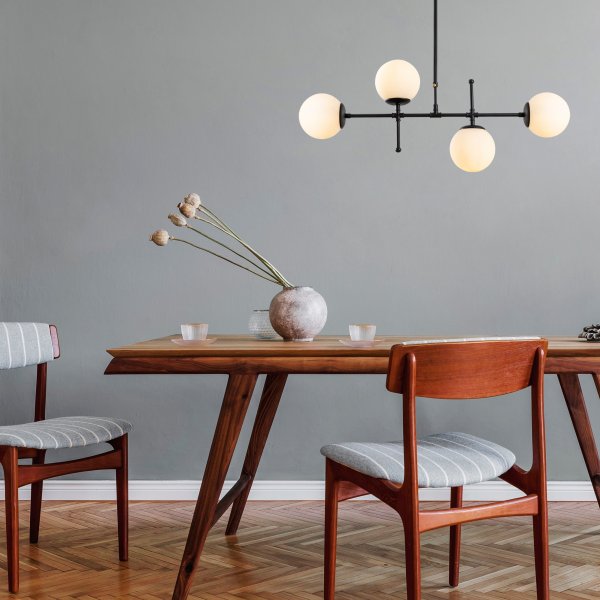 Plafonnier Mudoni 951-3 - Noir/blanc