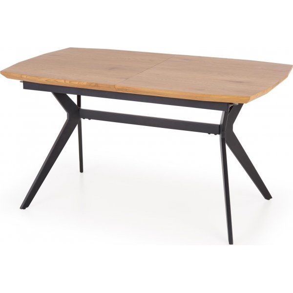 Table  manger Assis 140-180 x 80 cm - Chne/noir