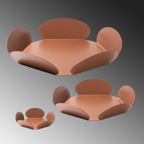 Plat décoratif Rhodes - Cuivre Plat décoratif Rhodes - Cuivre