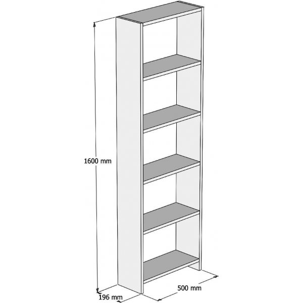 Bibliothèque Newton - Noyer Bibliothèque Newton - Noyer