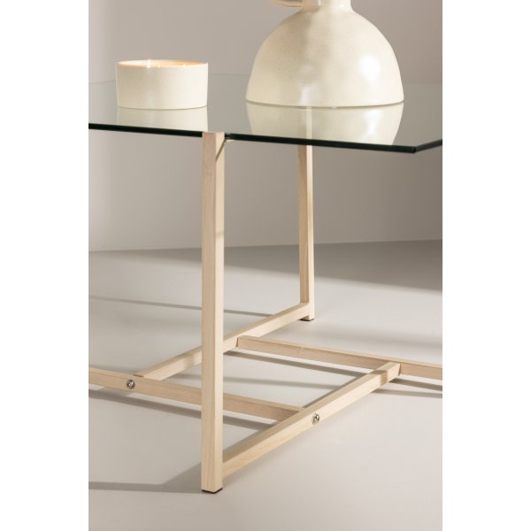 Hybrid soffbord 80 x 80 cm - Whitewash Hybrid soffbord 80 x 80 cm - Whitewash