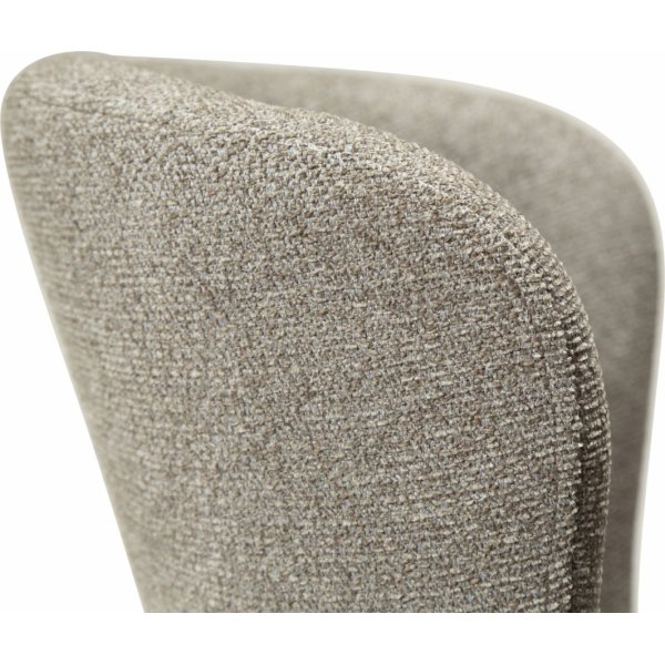 Chaise de salle à manger Glam - Boucle marron Chaise de salle à manger Glam - Boucle marron