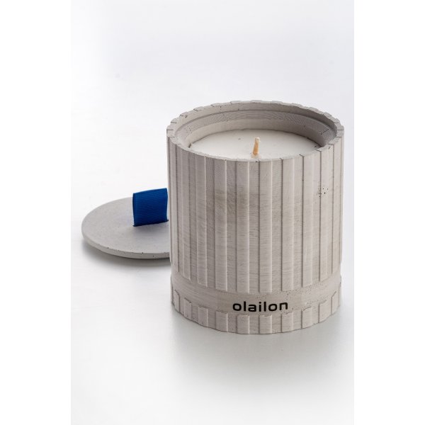 Bougie parfumée Sutun - Gris/bleu Bougie parfumée Sutun - Gris/bleu