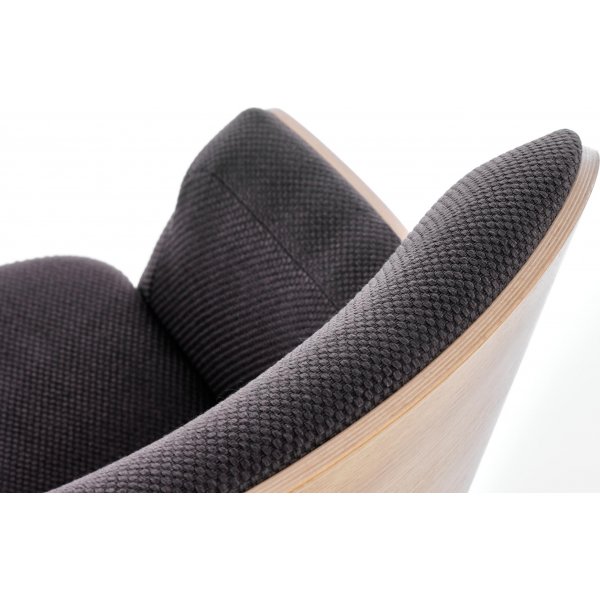 Fåtölj Relax - Grå & ek Fåtölj Relax - Grå & ek