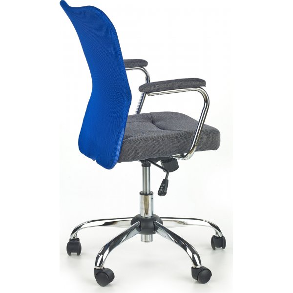 Chaise de bureau Maximus - Bleu et gris