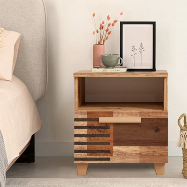 Leva Colorblock sngbord - Furu