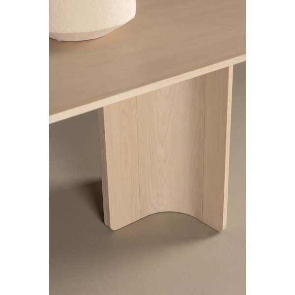 Table à manger Tyresö 220 x 100 cm - Blanchi Table à manger Tyresö 220 x 100 cm - Blanchi