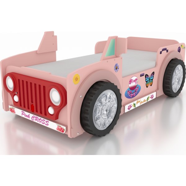 Jeep Marta rosa - 90 x 190 cm