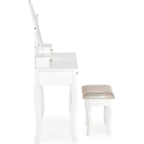 Sara witte kaptafel 130x80 cm Sara witte kaptafel 130x80 cm