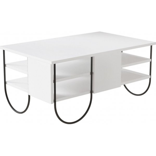 Norfolk soffbord 94 x 60 cm - Vit