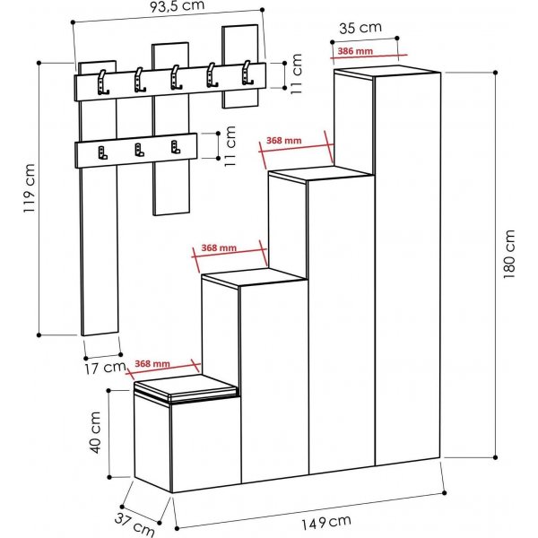 Up hallm�bel - Antikvit