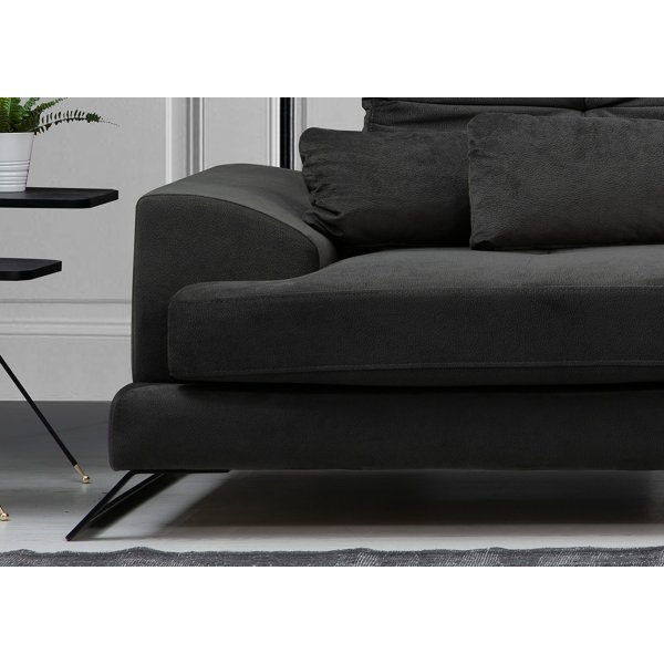 Canapé divan Frido - Anthracite Canapé divan Frido - Anthracite