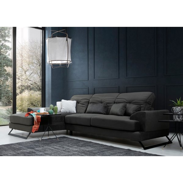 Canapé divan Frido - Anthracite Canapé divan Frido - Anthracite