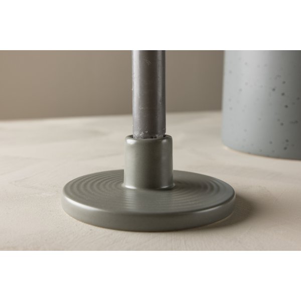 Bette ljusstake 12 x 5 cm - Grå Bette ljusstake 12 x 5 cm - Grå