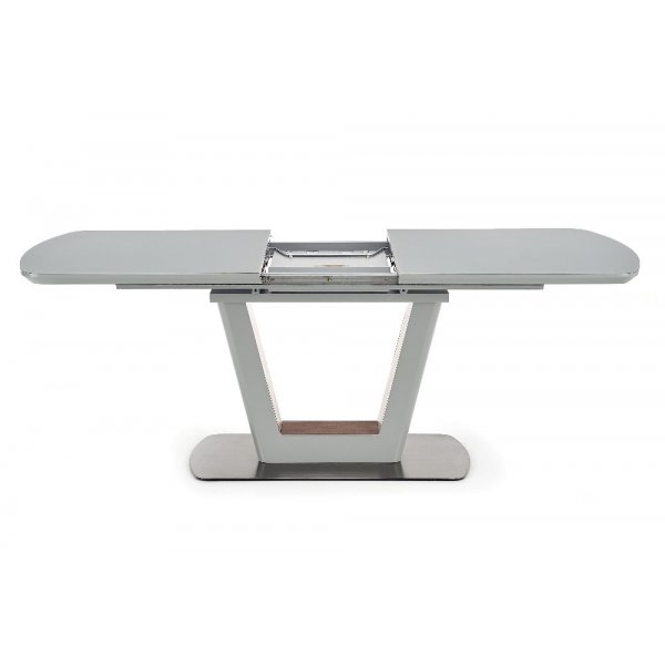 Table à manger Harold 90x160-200 cm - Gris/noyer Table à manger Harold 90x160-200 cm - Gris/noyer