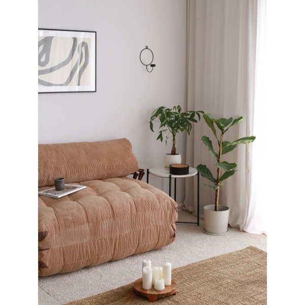 Canapé convertible 2 places pliable - Camel Canapé convertible 2 places pliable - Camel