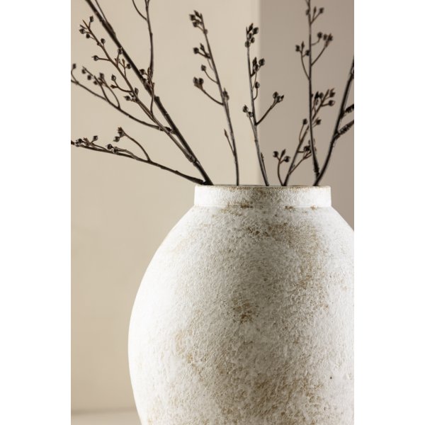 Globe vas 18 x 22 cm - Beige/Brun Globe vas 18 x 22 cm - Beige/Brun