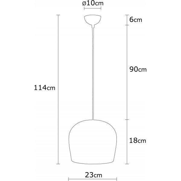 Plafonnier Berkeley N-1409 - Noir