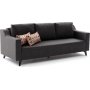 Doga 3-sits bddsoffa - Antracit