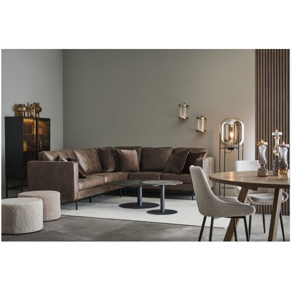 Canapé d\\\'angle Balbus 3+2 - Brun foncé Canapé d\\\'angle Balbus 3+2 - Brun foncé