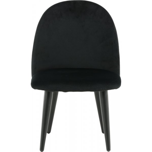 Chaise de salle à manger Alice XXS - Velours noir Chaise de salle à manger Alice XXS - Velours noir