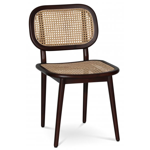 Sikns II stol brun mahogny / rotting