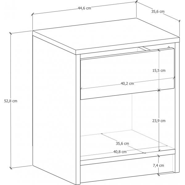 Cedrus sängbord - Ek Cedrus sängbord - Ek